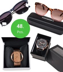 watches and sunglasses