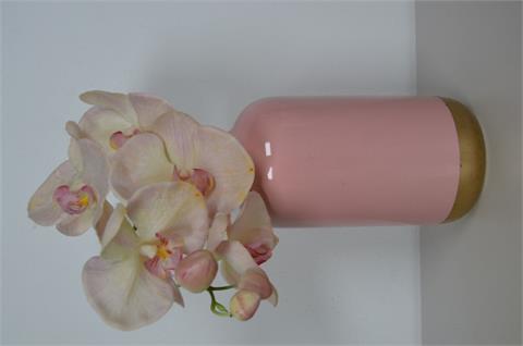 Deko Vase mit Plastikblume