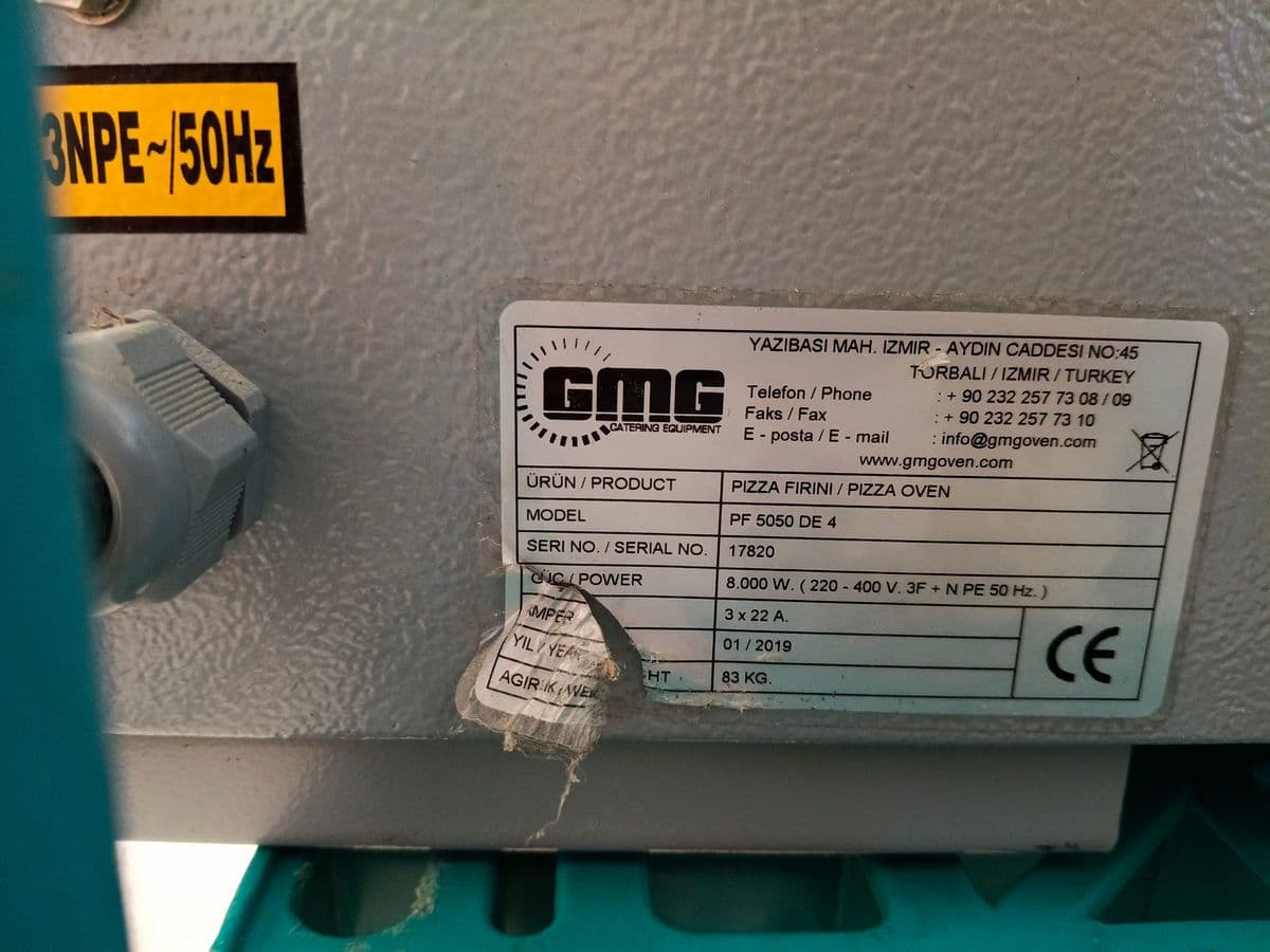 Posten 1 – GMC Gastro Doppel-Pizzaofen