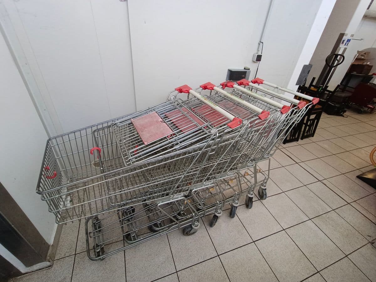 Posten 14 – 5 Stk. Einkaufwagen