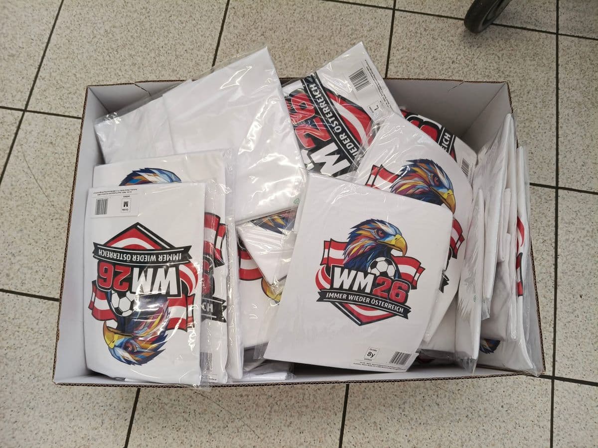 Posten 16 – 1 Karton mit Fan T-Shirts