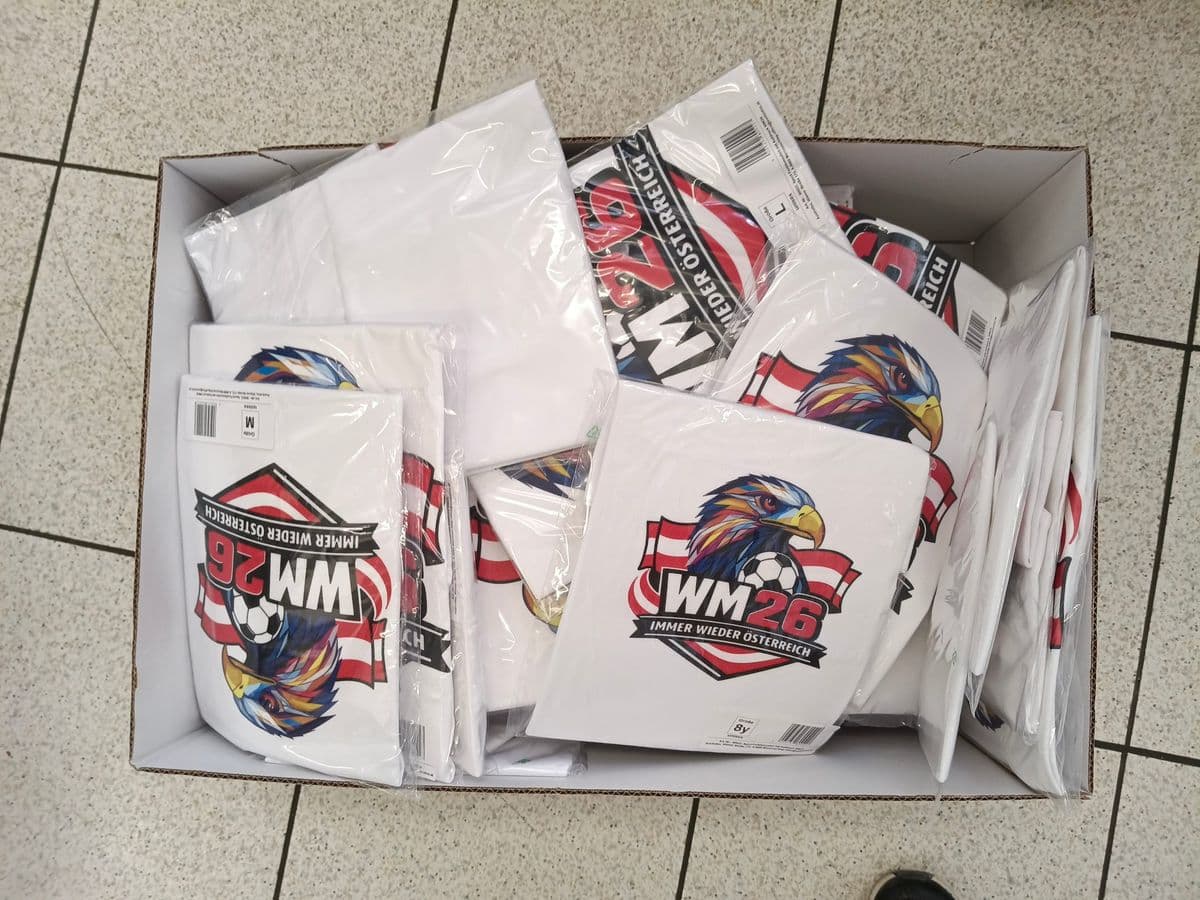 Posten 16 – 1 Karton mit Fan T-Shirts