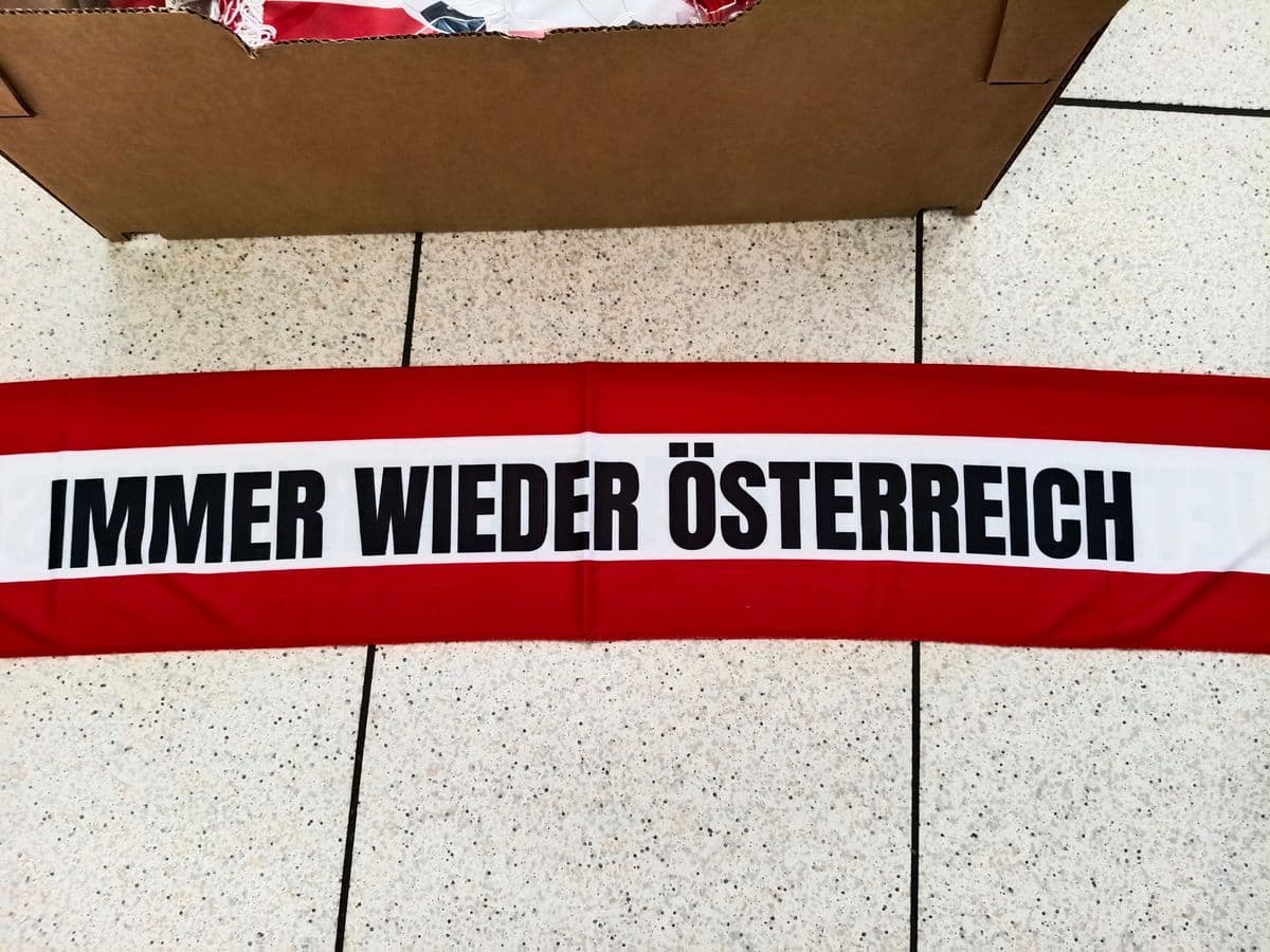 Posten 17 – 1 Karton mit Fan Schals