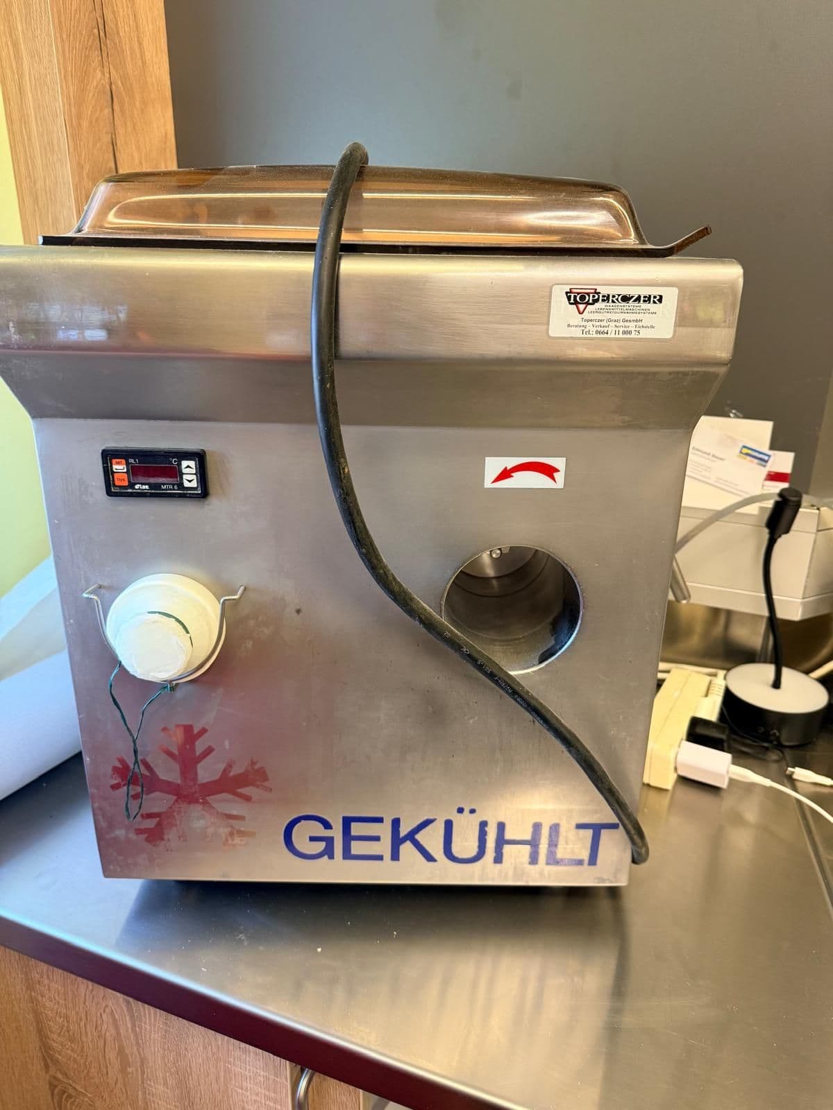 Posten 23 – 1 Stk. Dadaux Zircon Gastro-Ladenfleischwolf gekühlt – Profi-Fleischwolf 380V