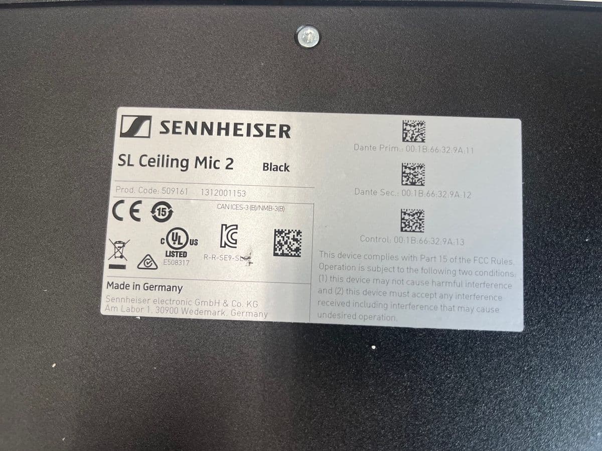 Sennheiser SL Ceiling Mic 2 Black – Bild 4