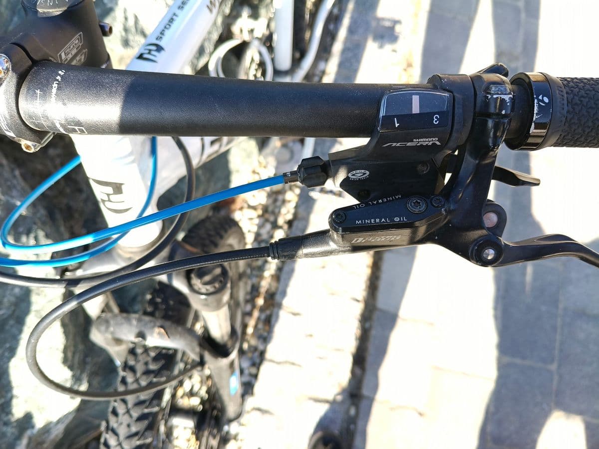 ​Mountainbike FOCUS WHISTLER (ca. 26 Zoll) - Weiß/Blau – Bild 9
