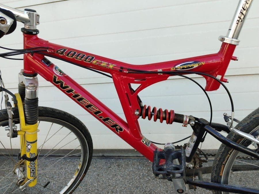 Wheeler Fahrrad 25 Zoll Farbe rot – Bild 3