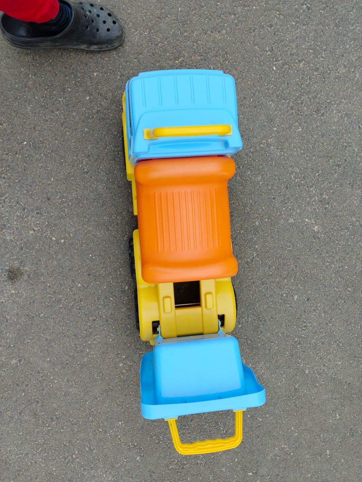 Kinder-Rutsch-LKW / Muldenkipper (Aufsitzfahrzeug) – Bild 3