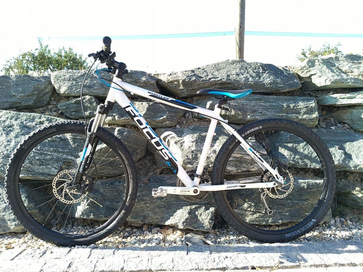 ​Mountainbike FOCUS WHISTLER (ca. 26 Zoll) - Weiß/Blau – Bild 5