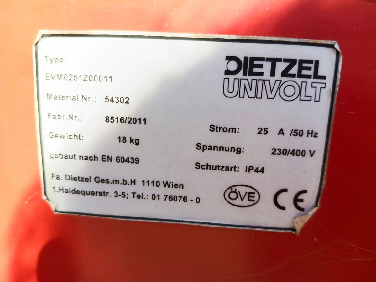 Univolt Baustromverteiler / Verteilerschrank auf Standgestell – Bild 8