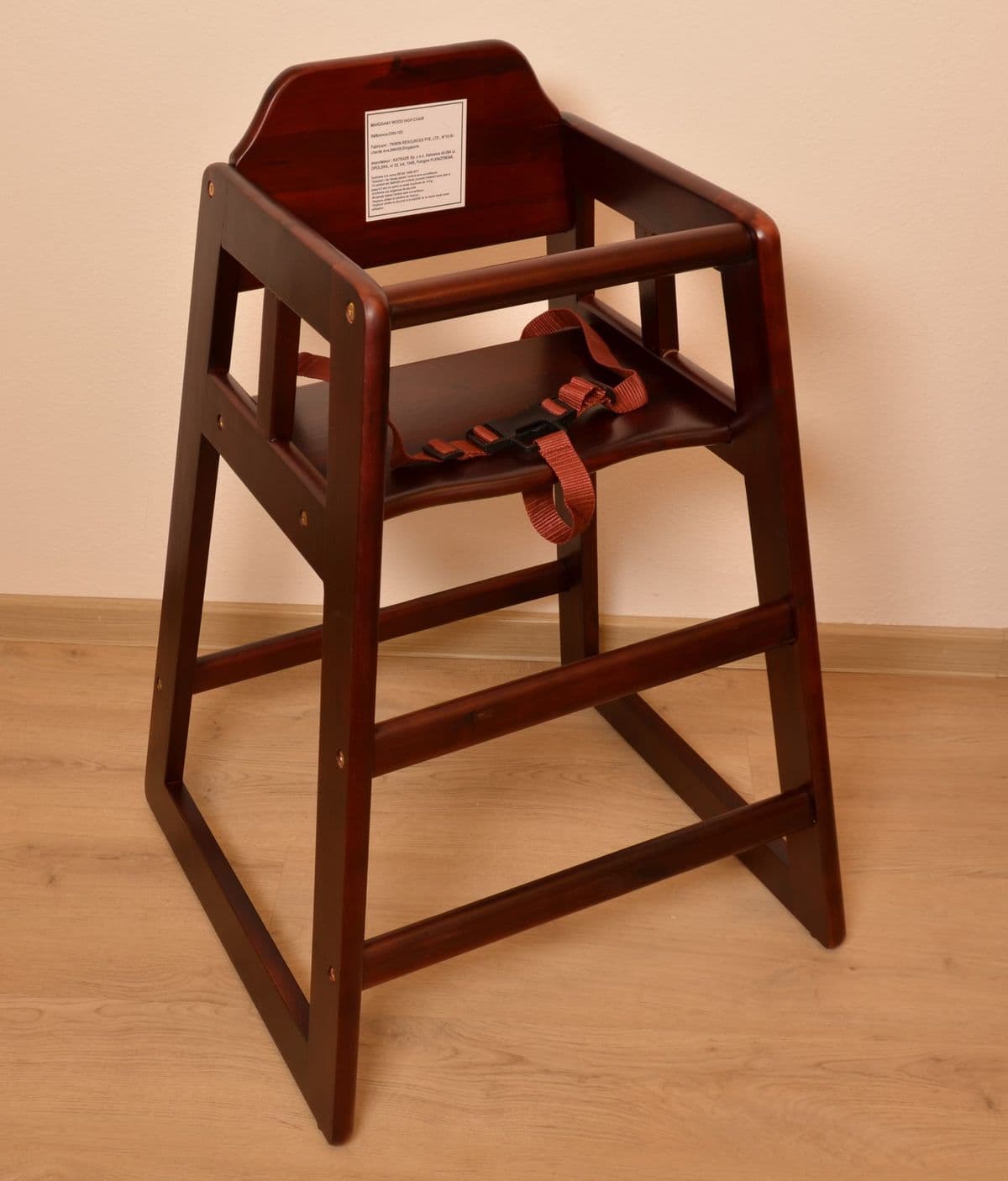 Klassischer Kinderhochstuhl aus Holz – Bild 3