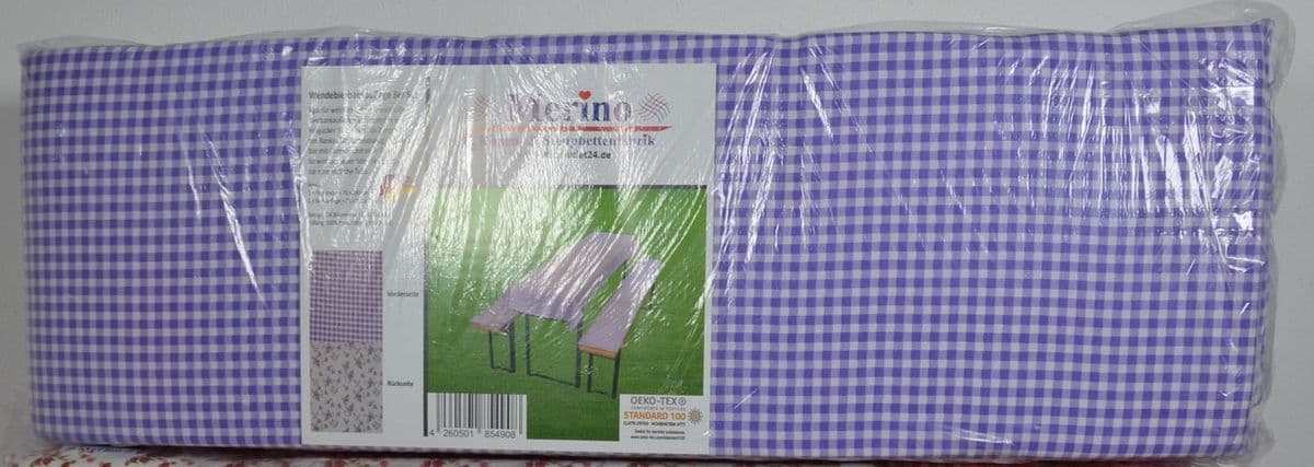 Bierzeltgarnitur-Auflagen-Set / Hussen-Set (Merino) – Bild 2