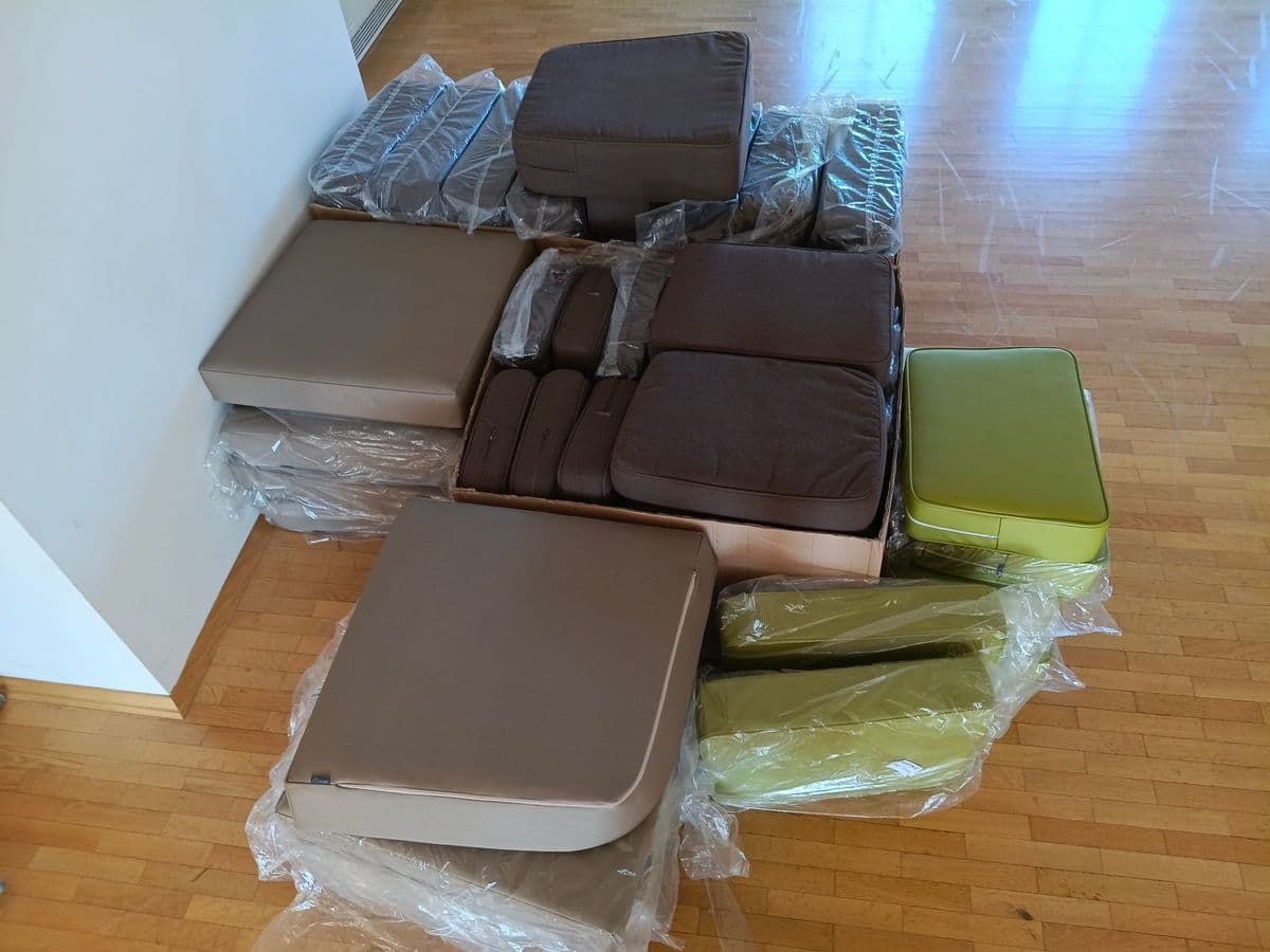 Hochwertiges Outdoor-Kissen-Set für Lounge-Möbel – Bild 2
