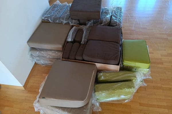 Hochwertiges Outdoor-Kissen-Set für Lounge-Möbel – Bild 2
