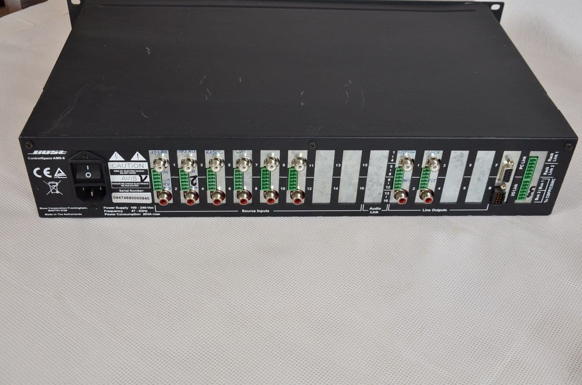 Bose ControlSpace AMS-8 Audio Management System (Multiroom-Controller) im Komplettset – Bild 4