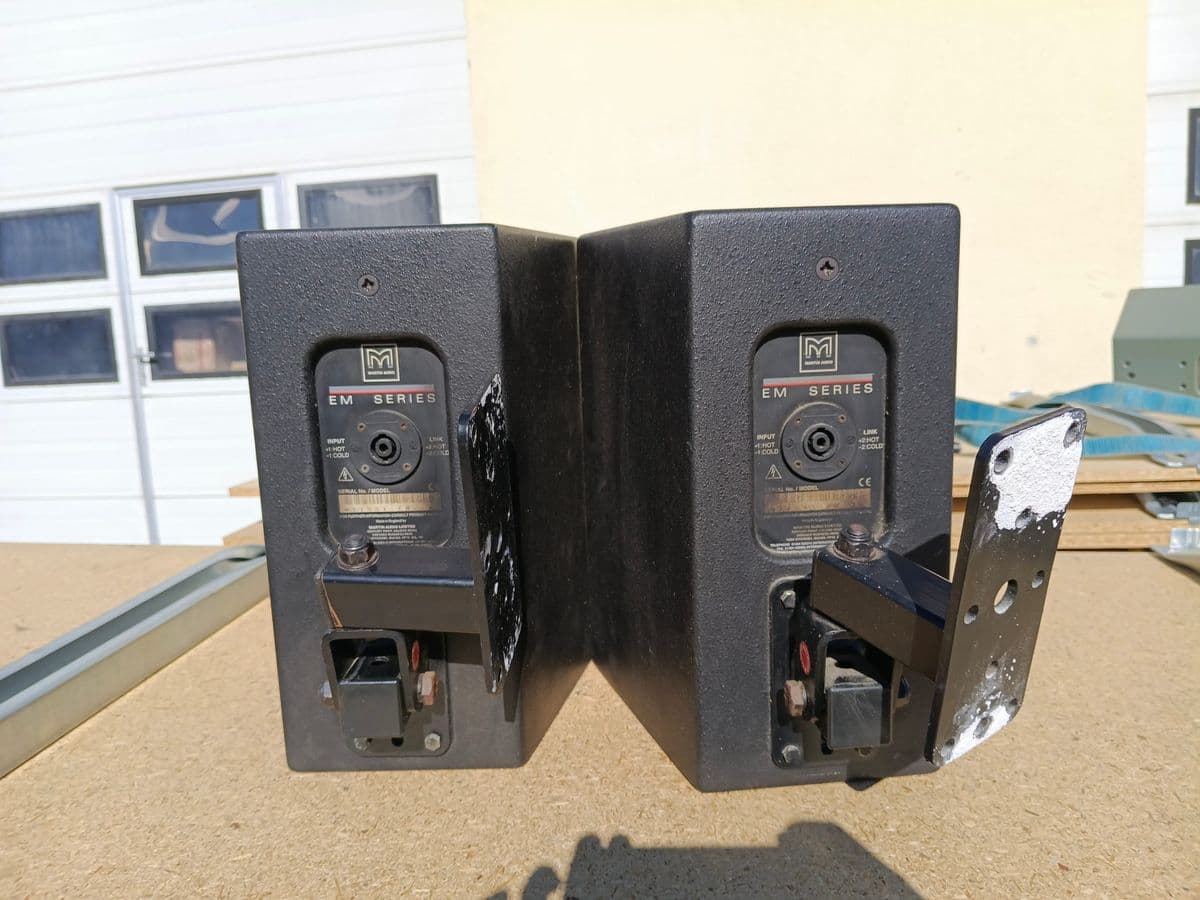 2 Stk. Martin Audio London EM Series Kompakt-Lautsprecher (inkl. Wandhalterungen) – Bild 5