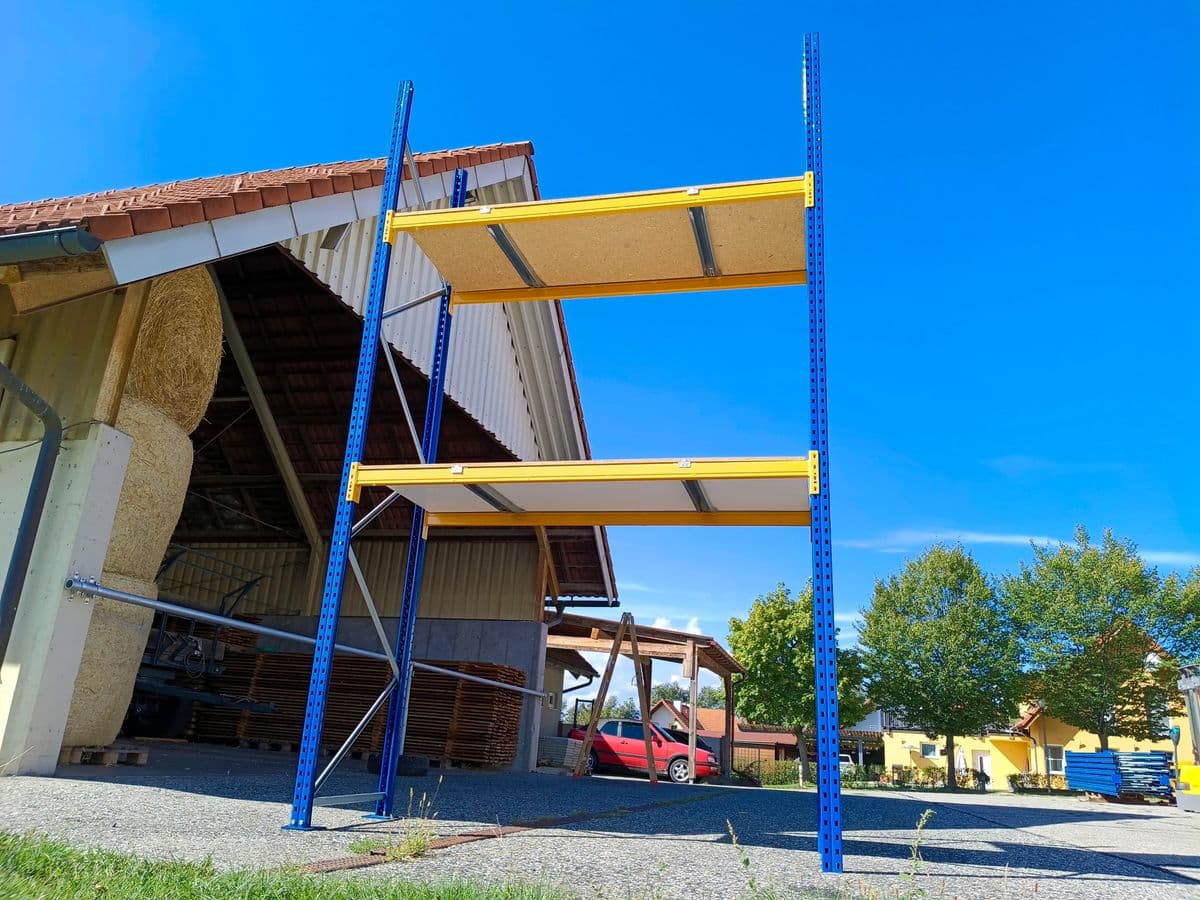 Schwerlast-Palettenregal / Lagerregal (Industriequalität) – Bild 2