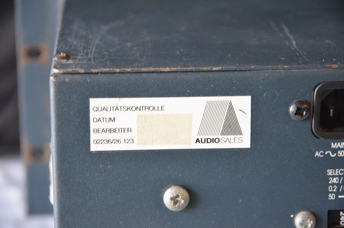 BSS FCS-960 Dual Mode Graphic Equalizer (3 HE / 19 Zoll) – Bild 5